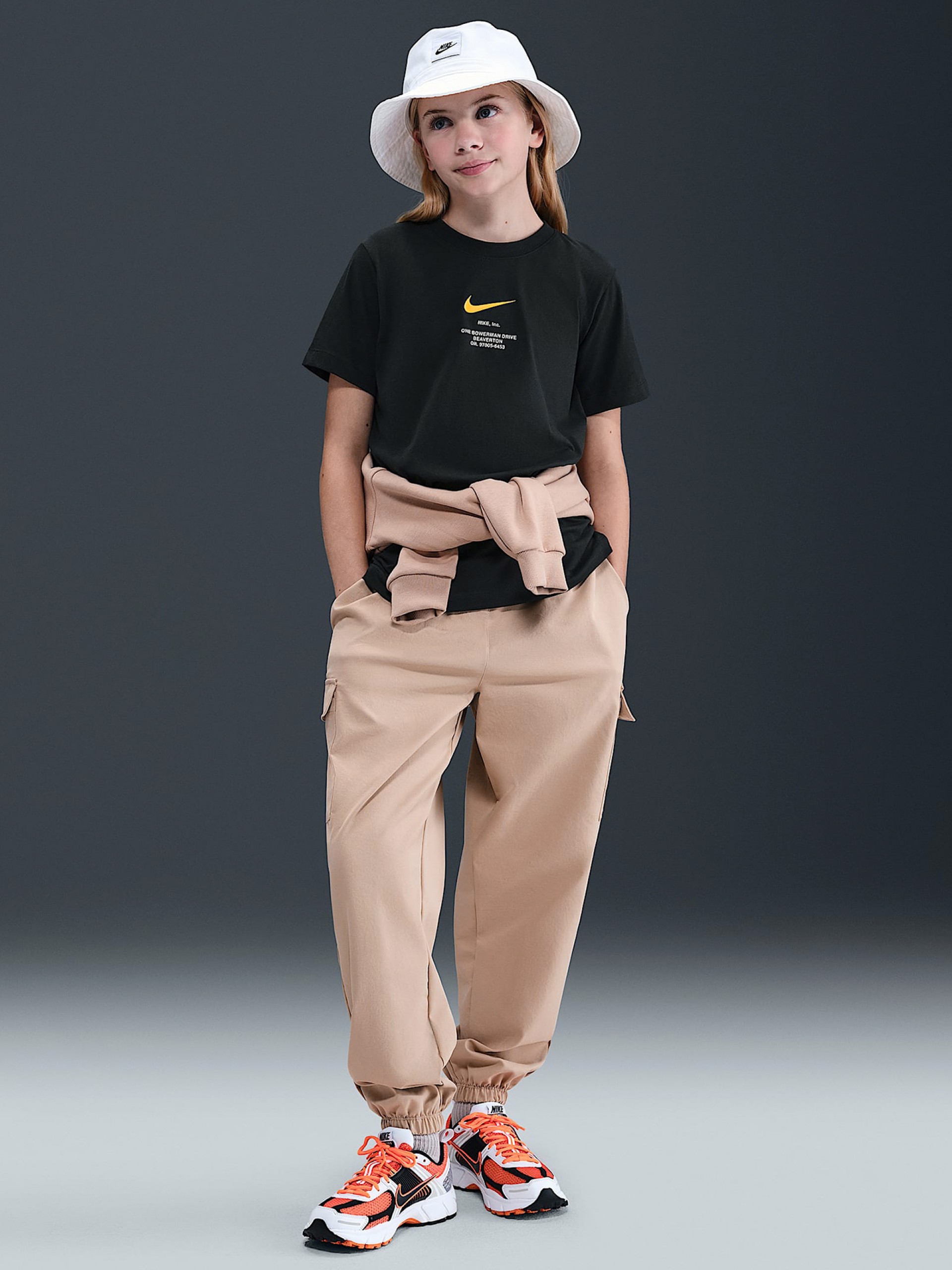 T-shirt Nike Sportswear Júnior Preta