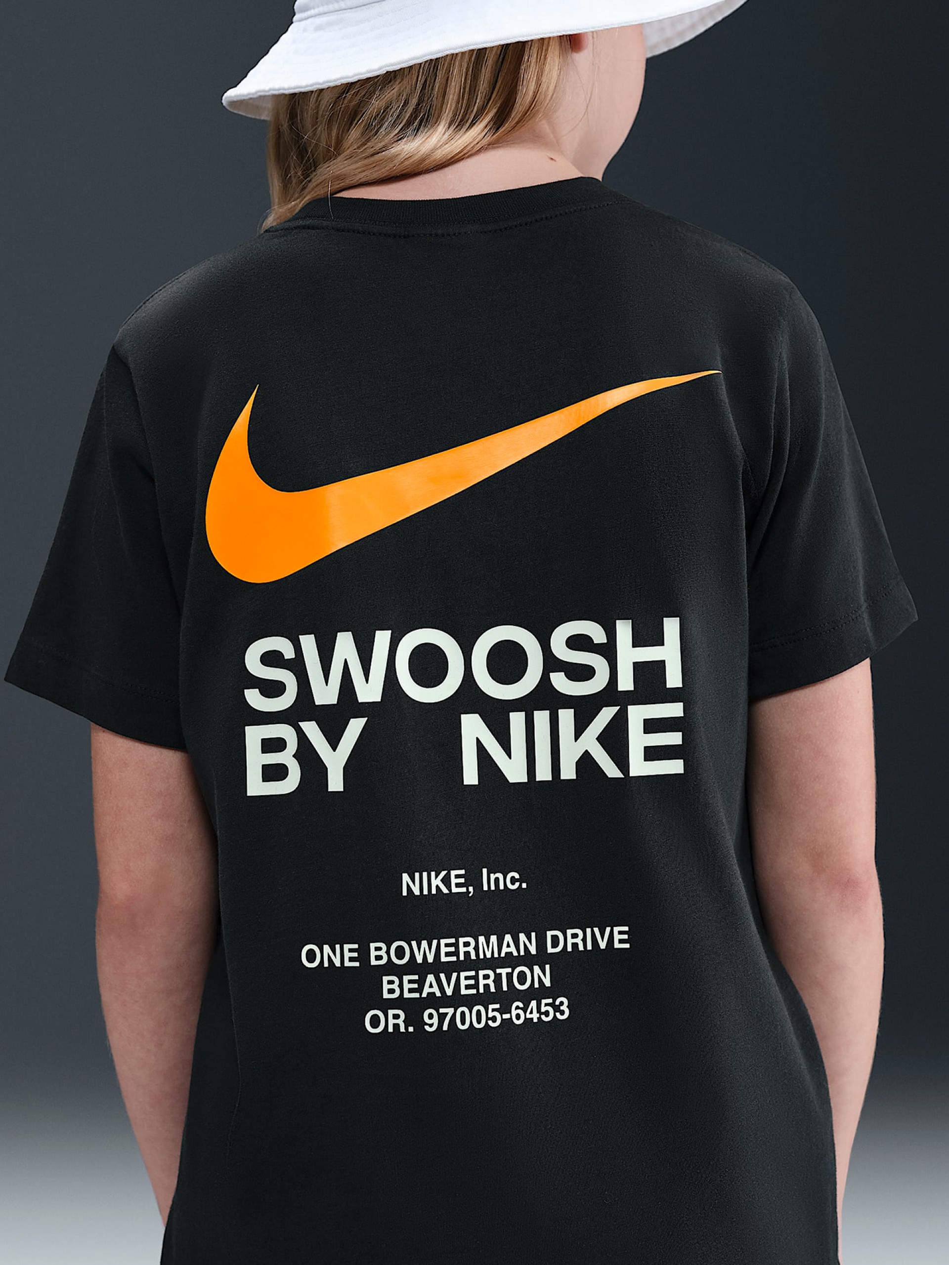 T-shirt Nike Sportswear Júnior Preta