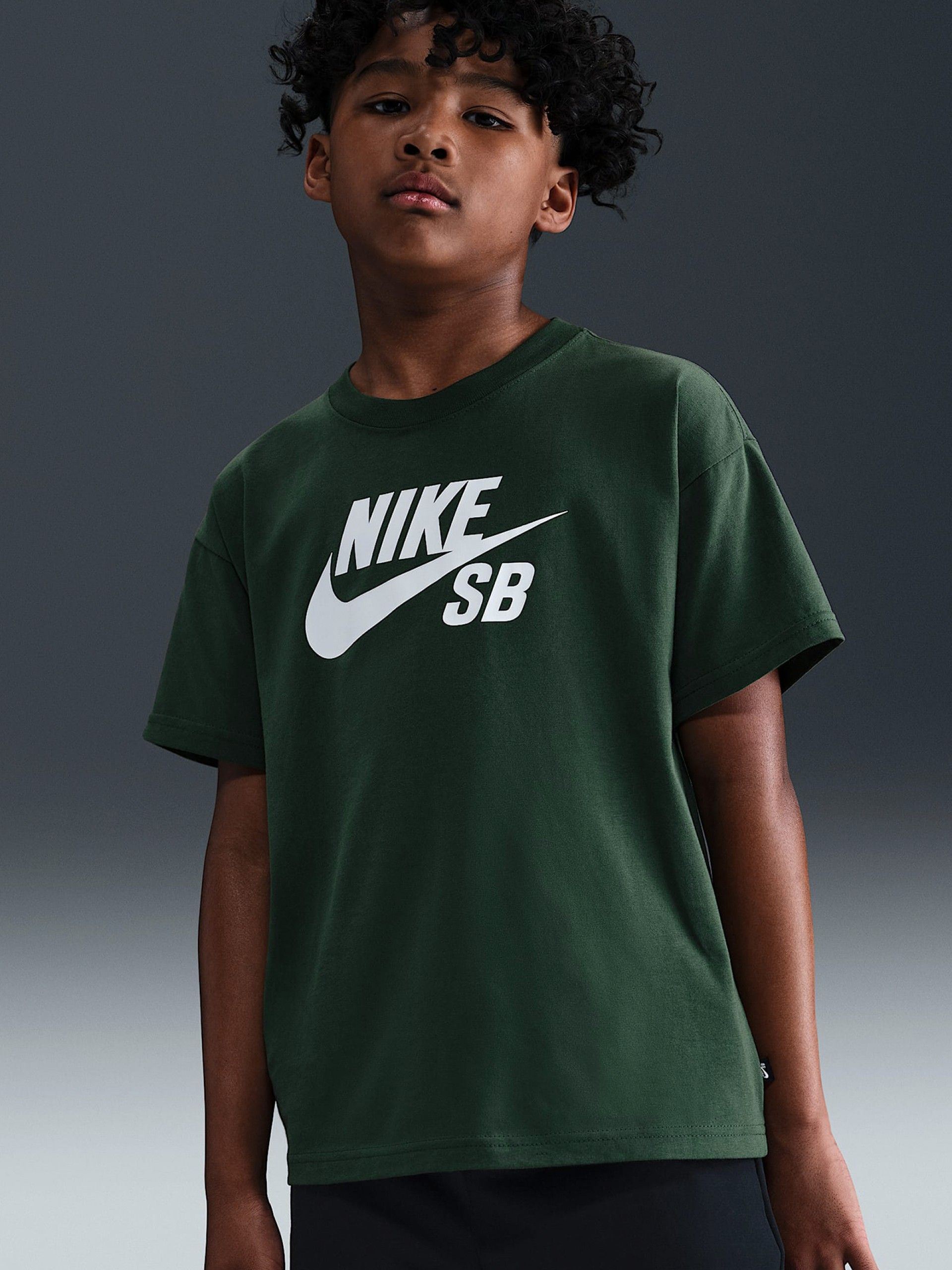 T-shirt Nike SB Júnior Verde