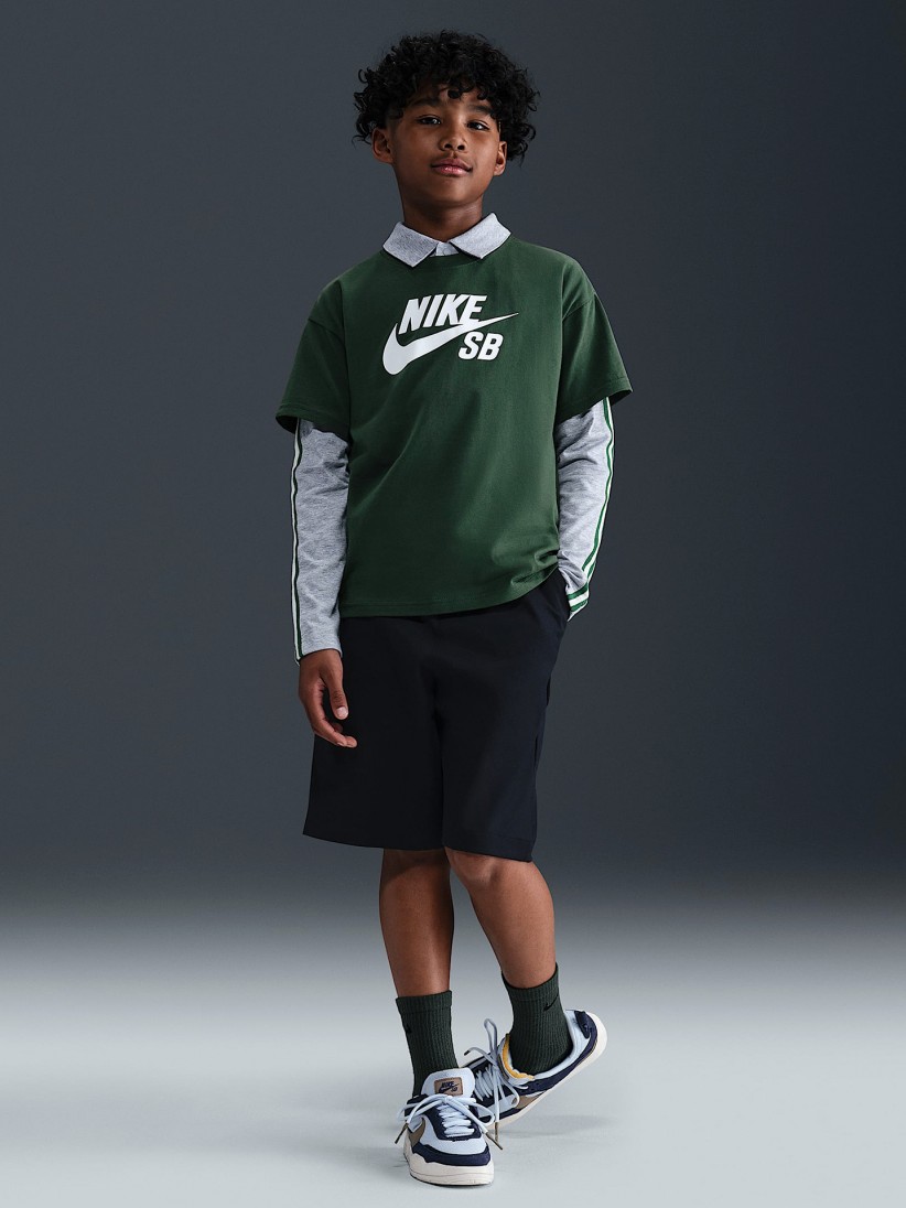 T-shirt Nike SB Jnior Verde