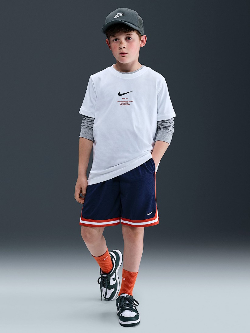 T-shirt Nike Sportswear Jnior Branca