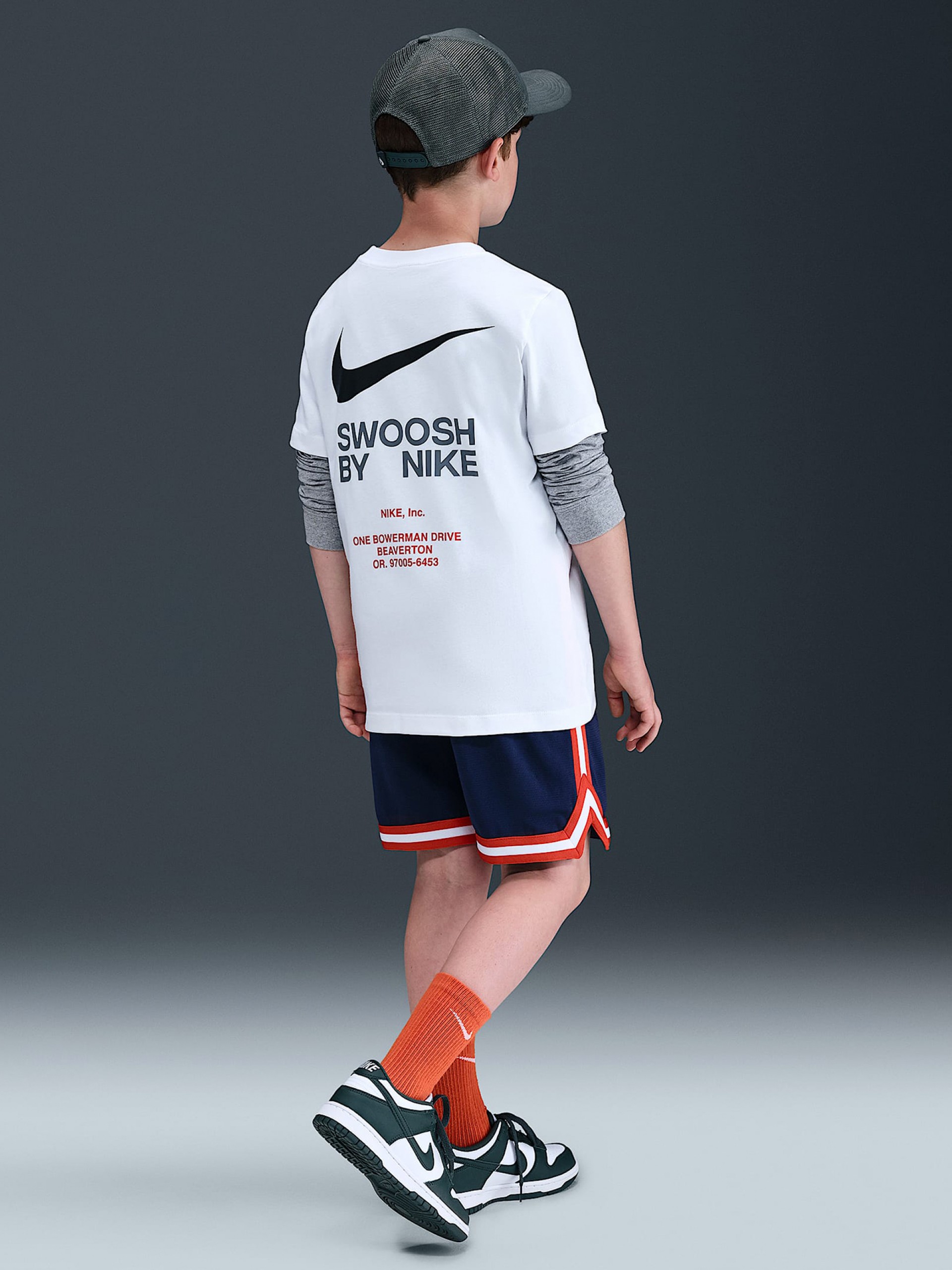 T-shirt Nike Sportswear Júnior Branca