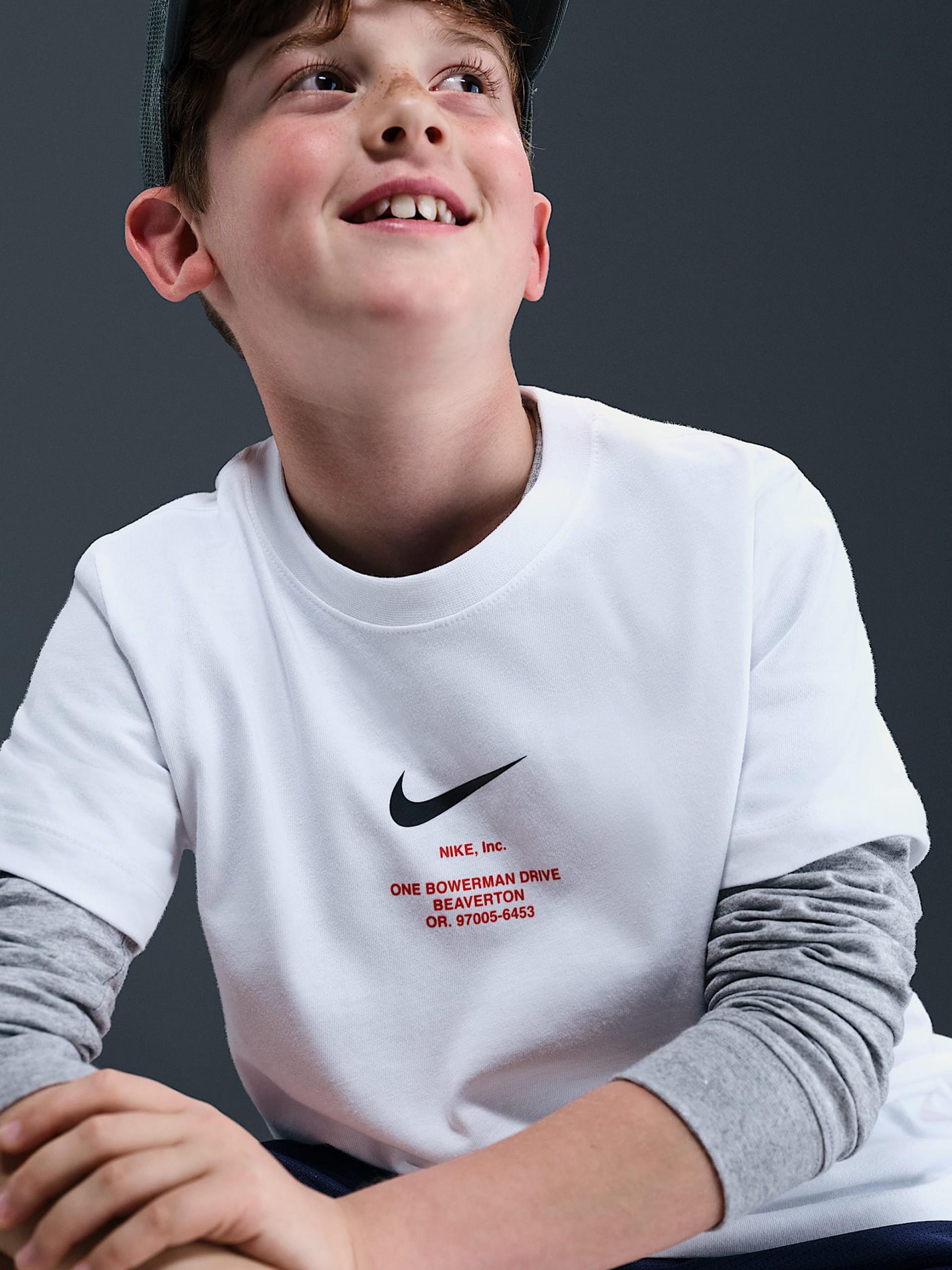 T-shirt Nike Sportswear Júnior Branca