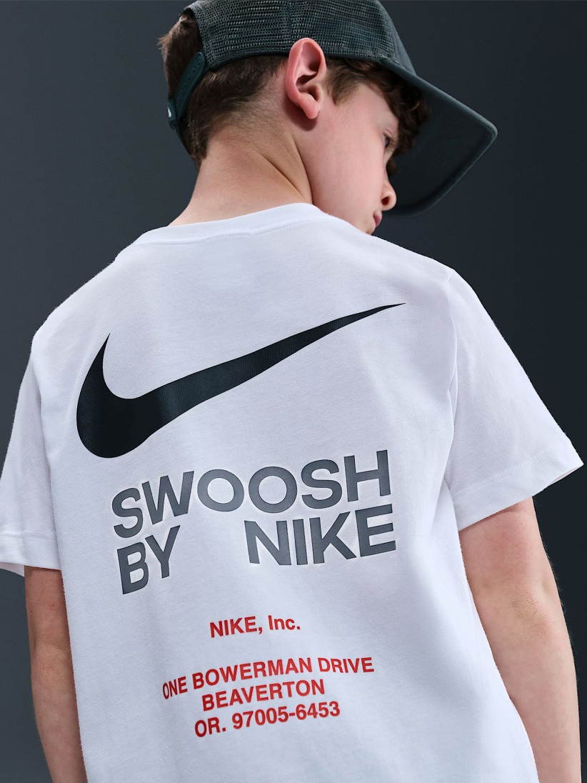T-shirt Nike Sportswear Jnior Branca