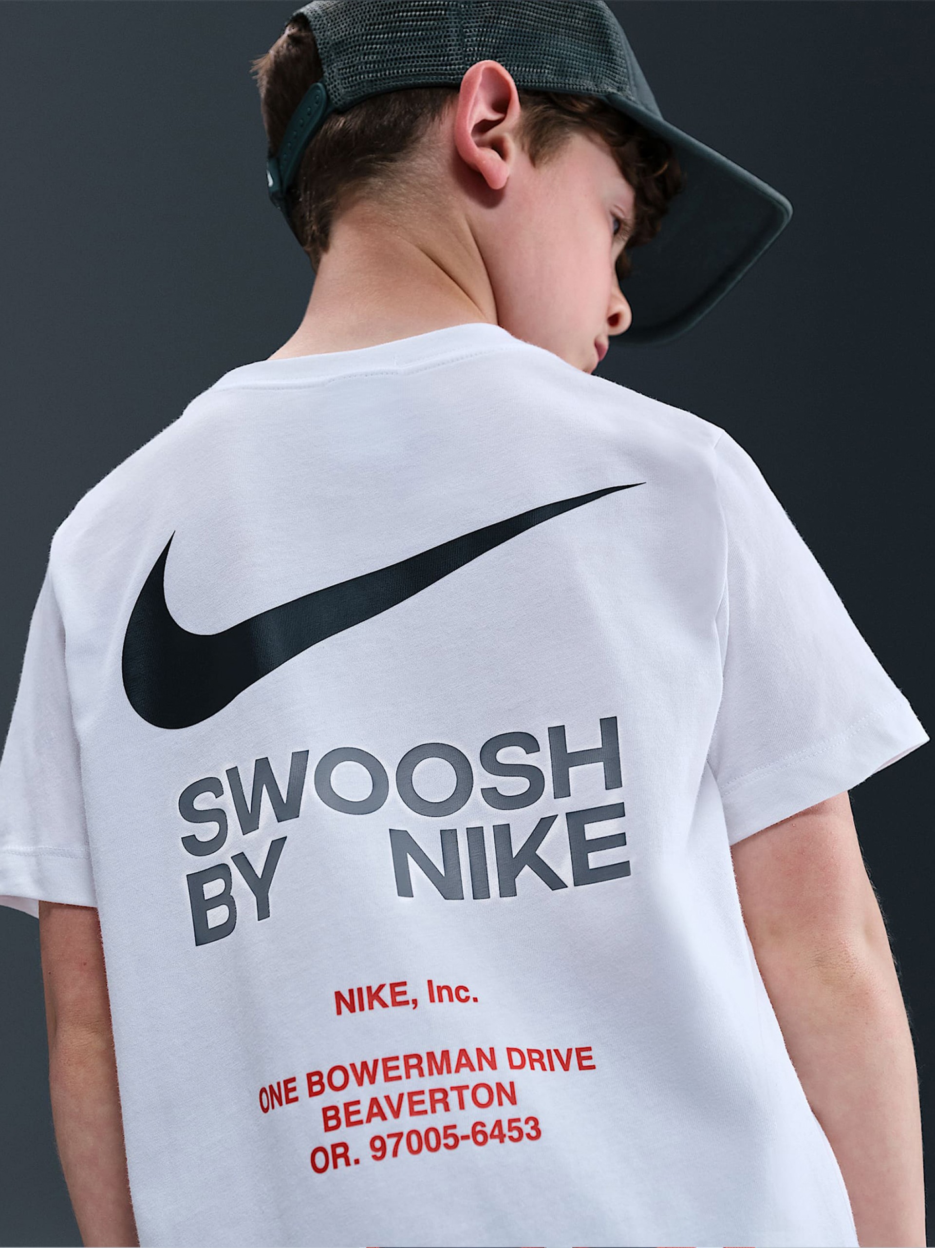 T-shirt Nike Sportswear Júnior Branca