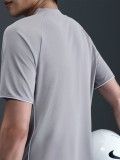 T-shirt de Futebol Nike Dri-FIT Academy+ Cinzenta Para Homem