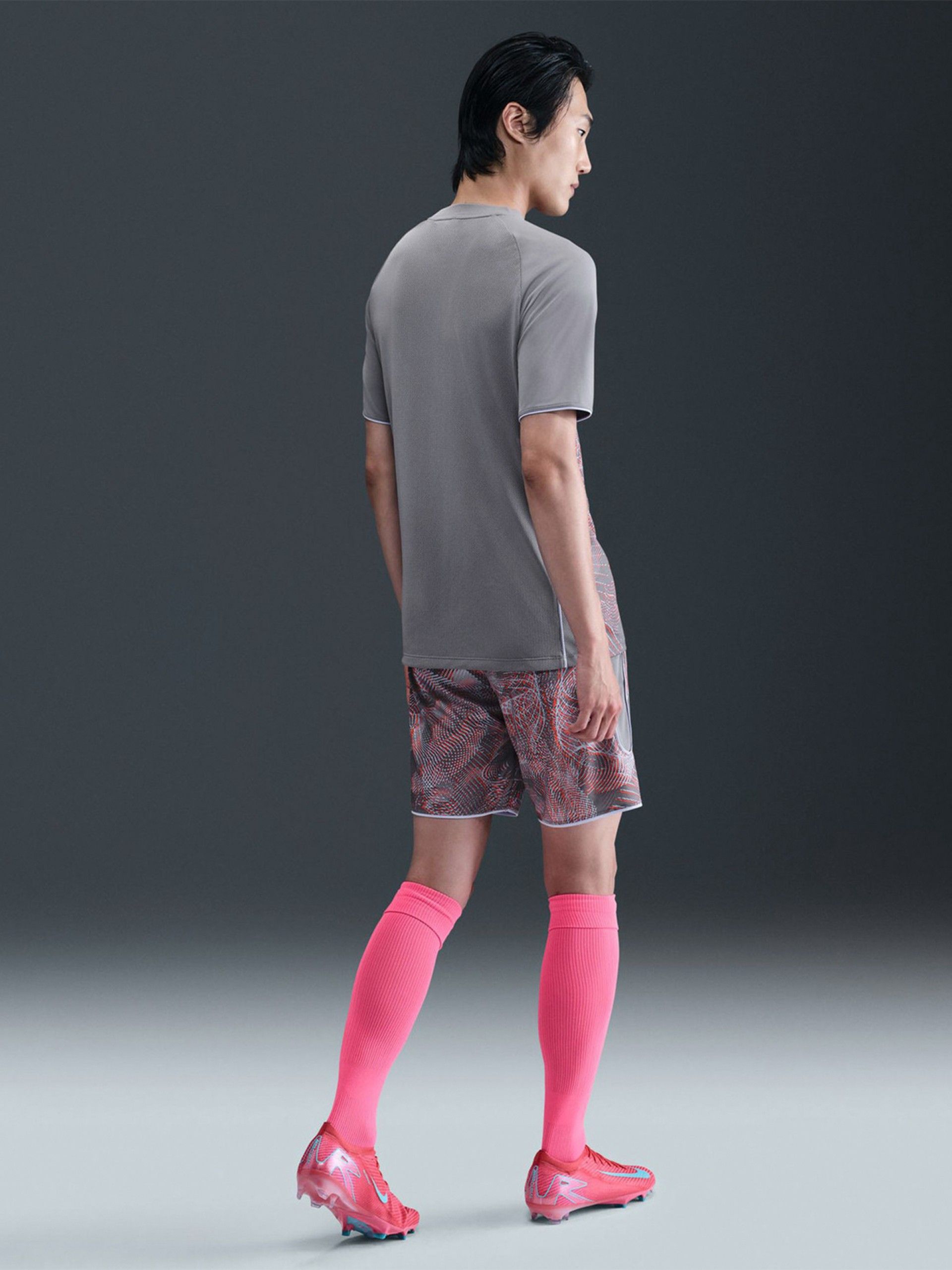 Nike Dri-FIT Academy+ Grey Football T-shirt For Men