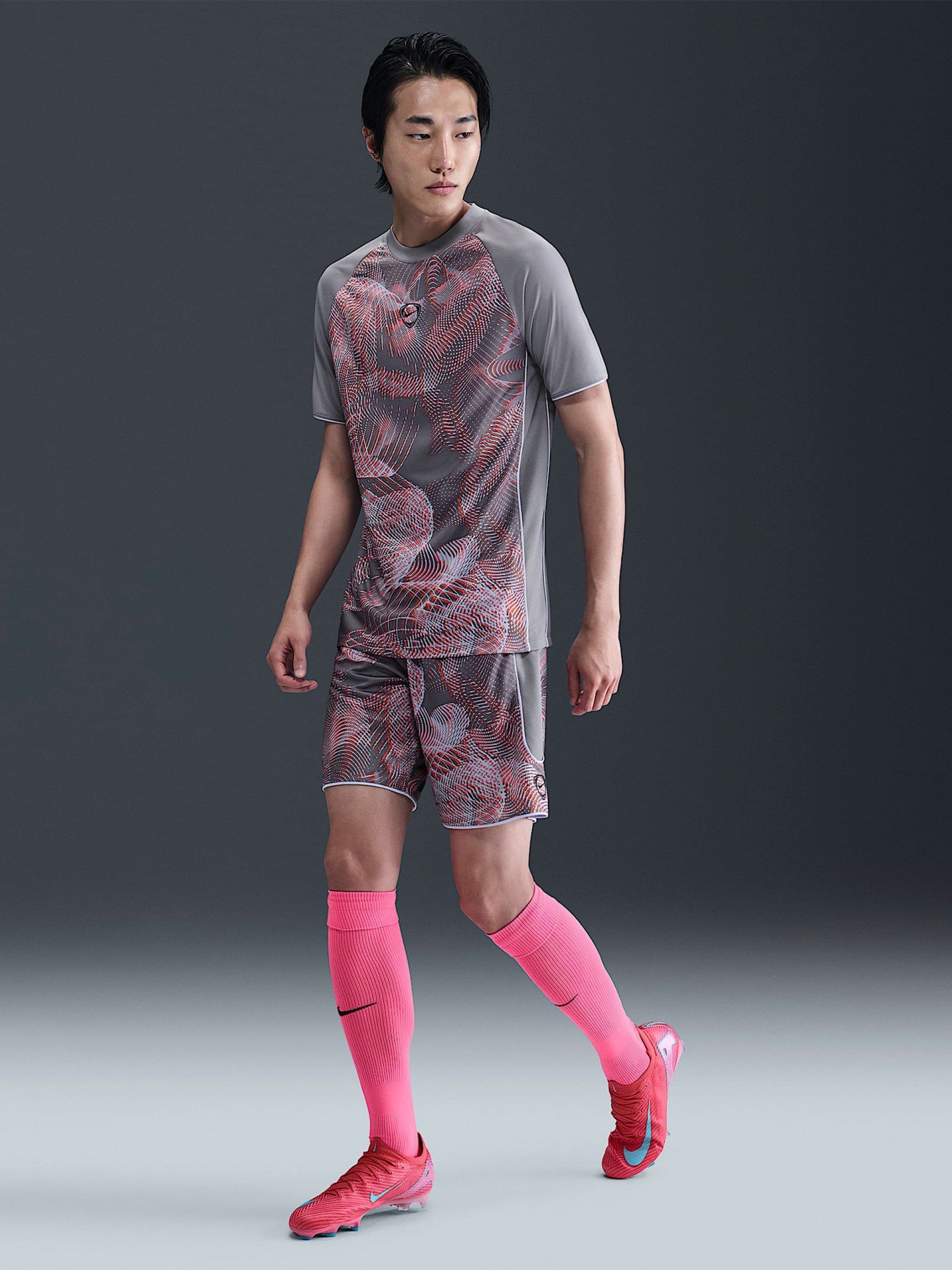 Nike Dri-FIT Academy+ Grey Football T-shirt For Men