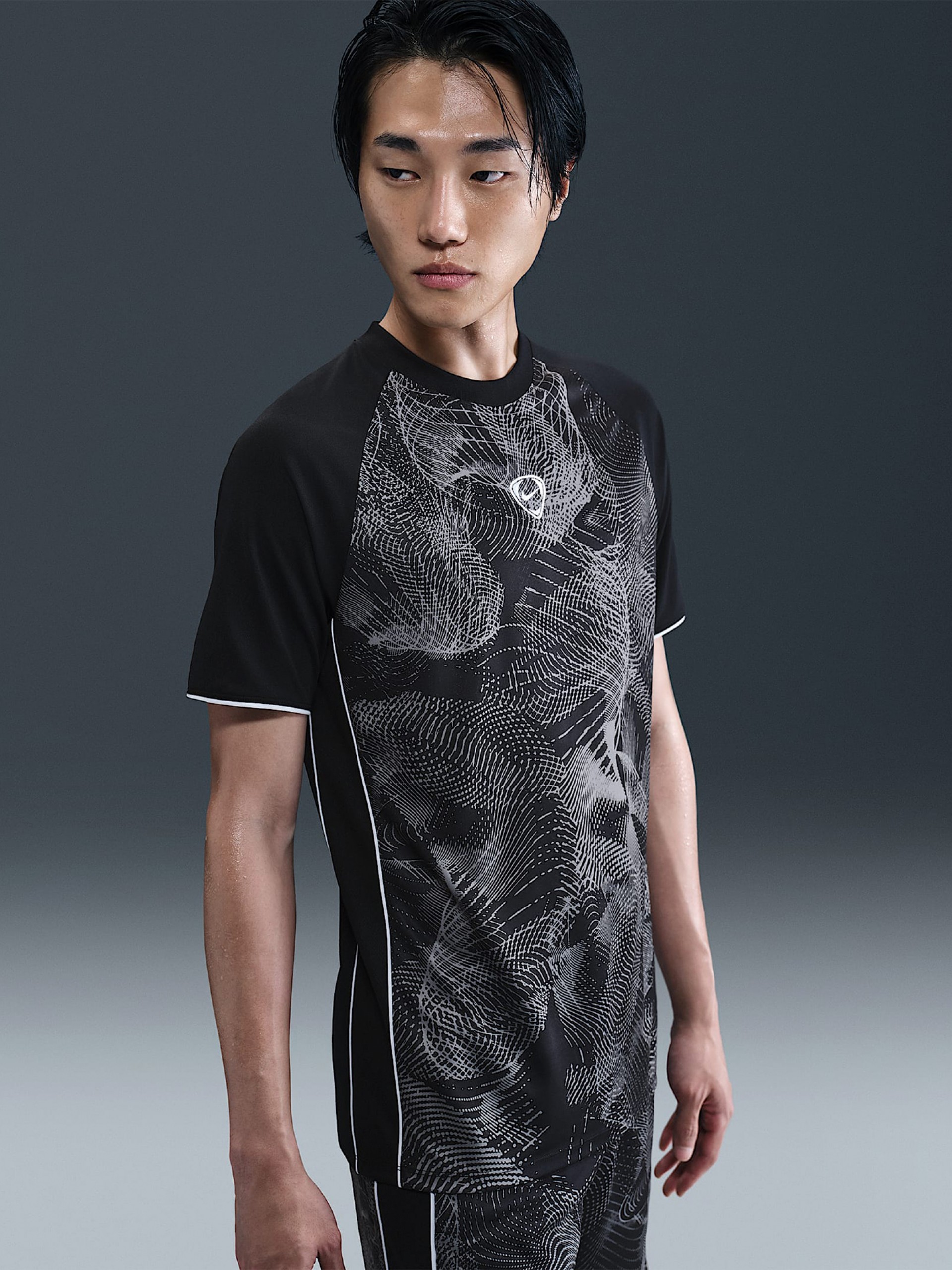 Nike Dri-FIT Academy+ Black Football T-shirt For Men