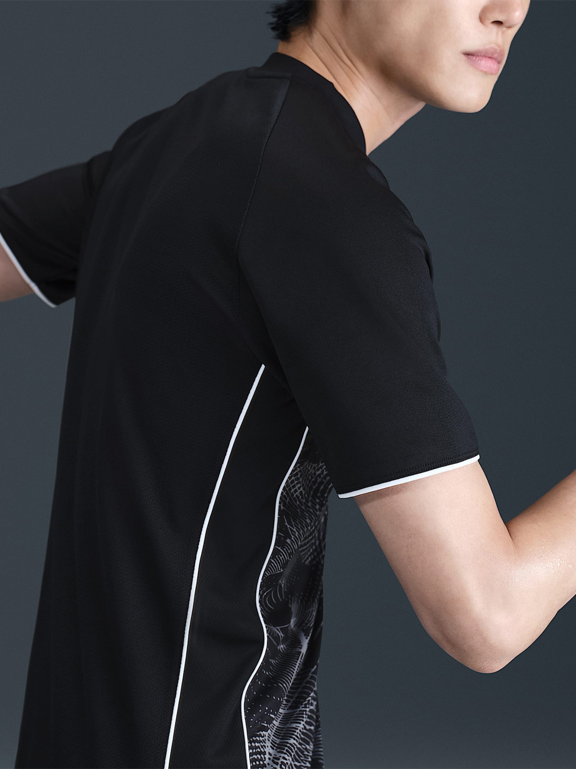 Nike Dri-FIT Academy+ Black Football T-shirt For Men