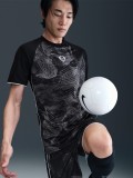 T-shirt de Futebol Nike Dri-FIT Academy+ Preta Para Homem