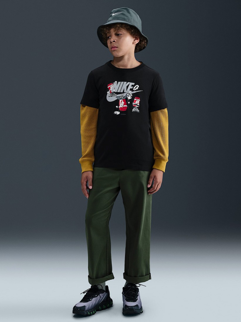 T-shirt Nike Sportswear Jnior Preta
