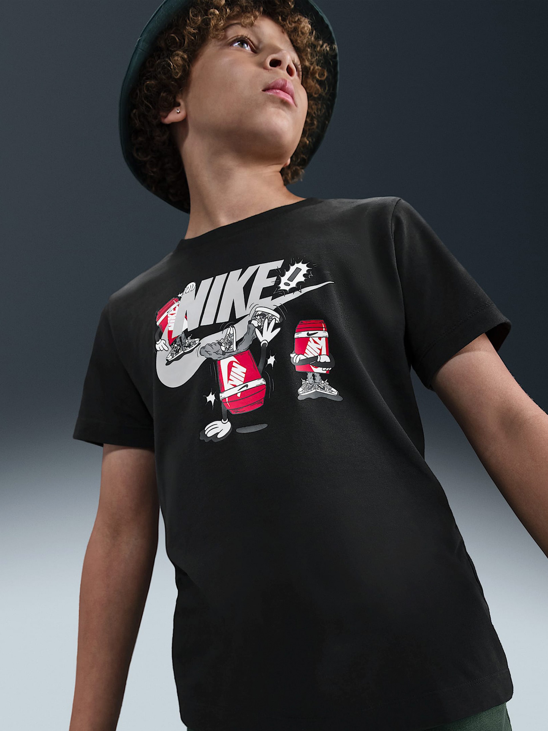 T-shirt Nike Sportswear Júnior Preta
