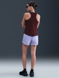 Camisola de Alas de Running Nike Tempo Dri-FIT Bordeaux Para Mulher