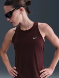 Camisola de Alas de Running Nike Tempo Dri-FIT Bordeaux Para Mulher