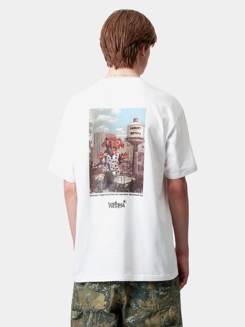 T-shirt Carhartt WIP Wiptopia Branca