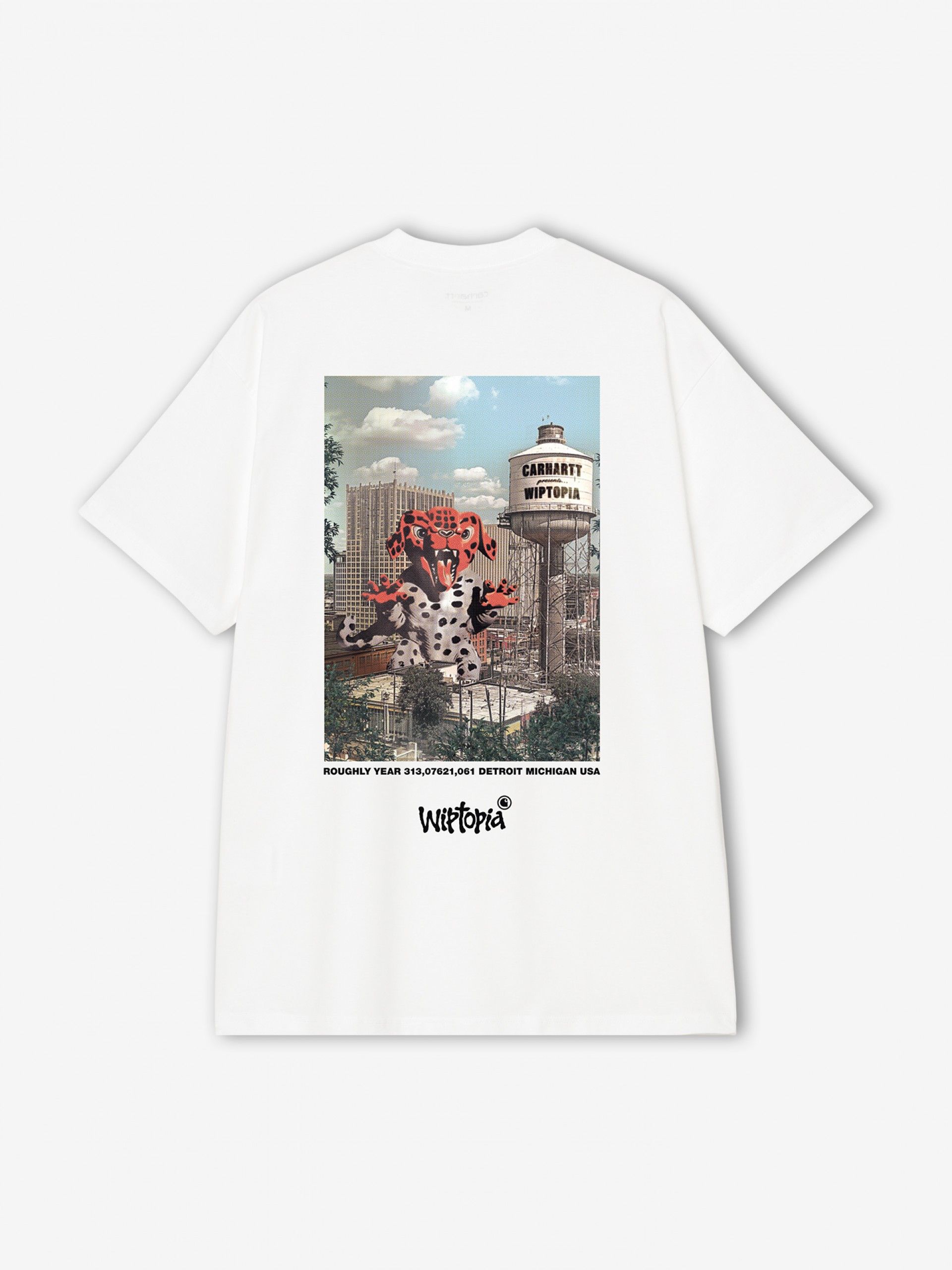 T-shirt Carhartt WIP Wiptopia Branca