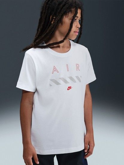 Camiseta Nike Air Jnior Blanca