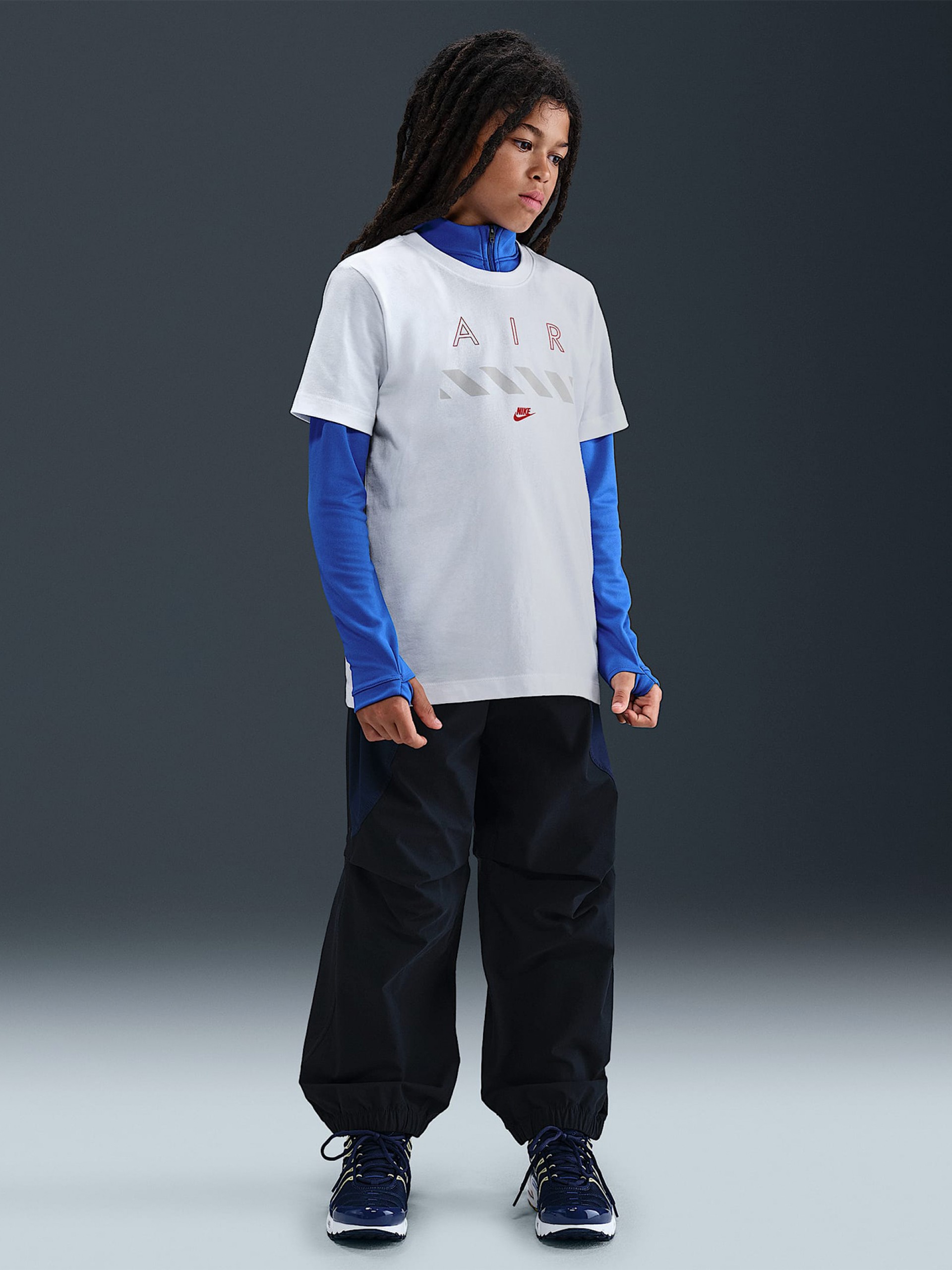 Camiseta Nike Air Júnior Blanca