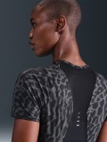 Nike Swift Dri-FIT Leopard Pattern Black Running T-shirt For Women