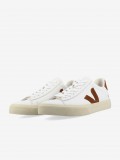 Sapatilhas VEJA Campo Chromefree Leather Brancas e Camel