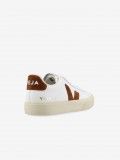 Sapatilhas VEJA Campo Chromefree Leather Brancas e Camel