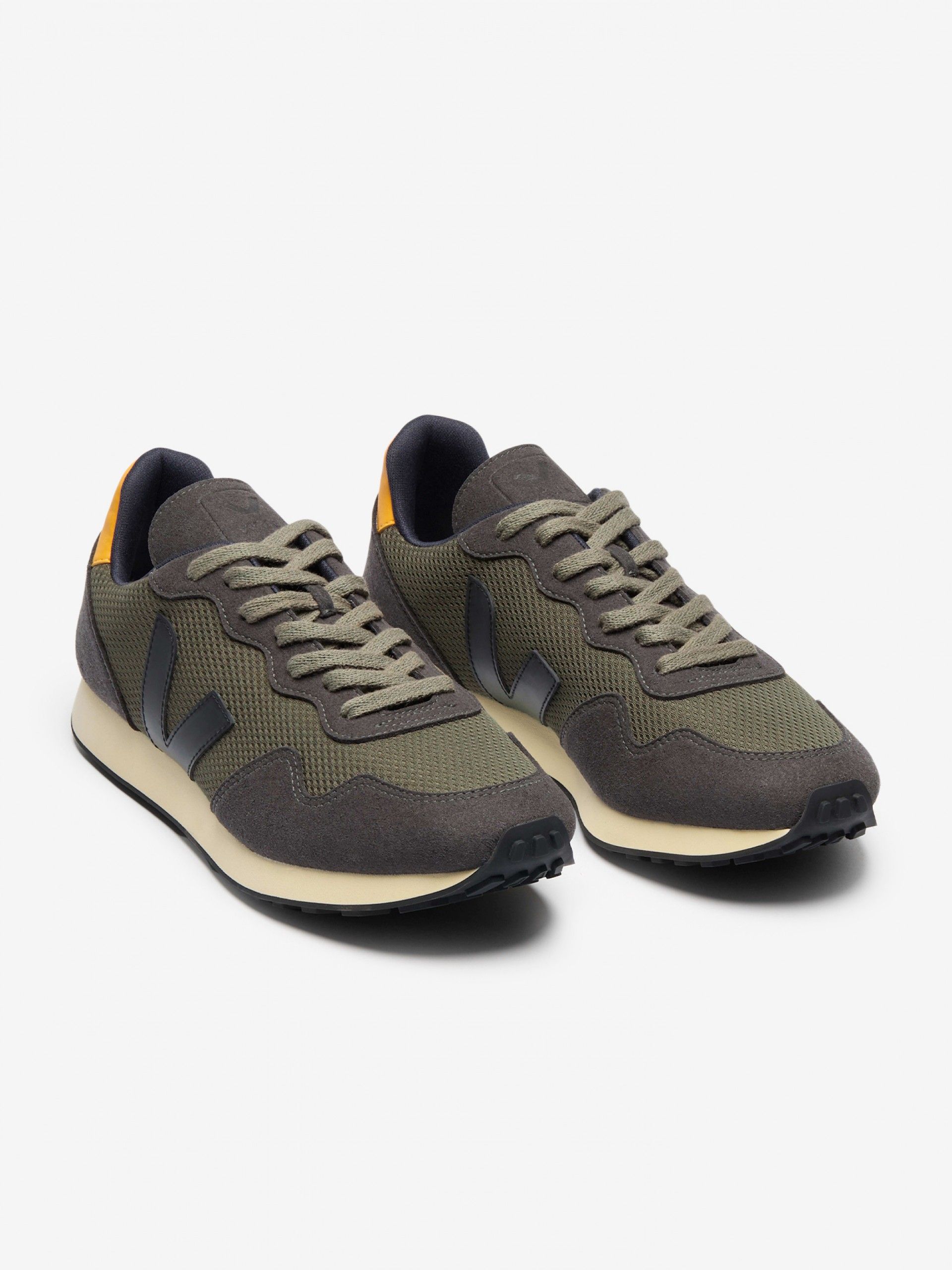 Zapatillas Veja SDU REC Alveomesh Caqui y Grises