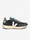VEJA Paulistana Black and Green Sneakers