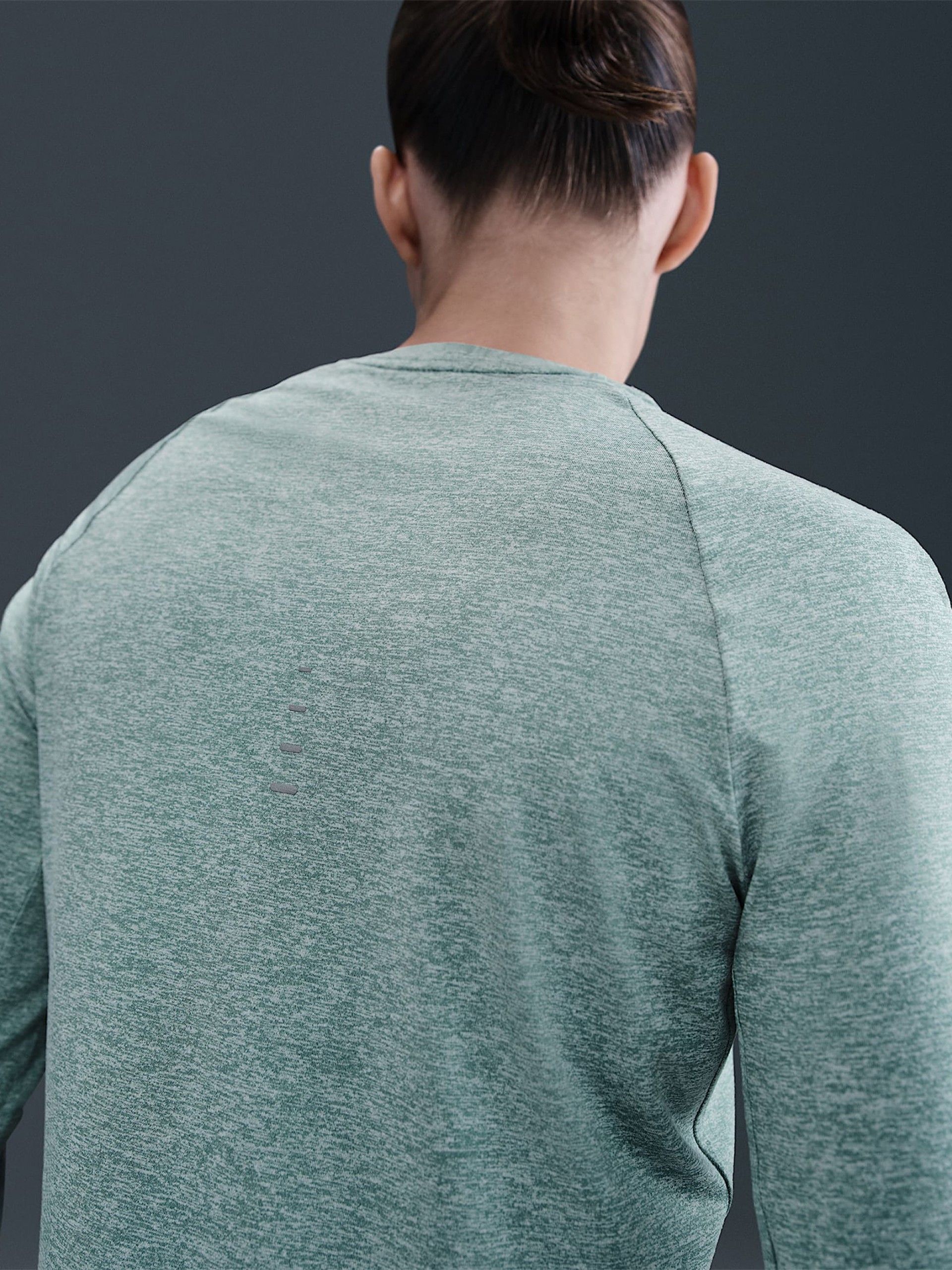 Nike Swift Dri-FIT UV Green Running Sweatshirt For Women