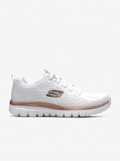 Skechers Graceful - Get Connected White Sneakers