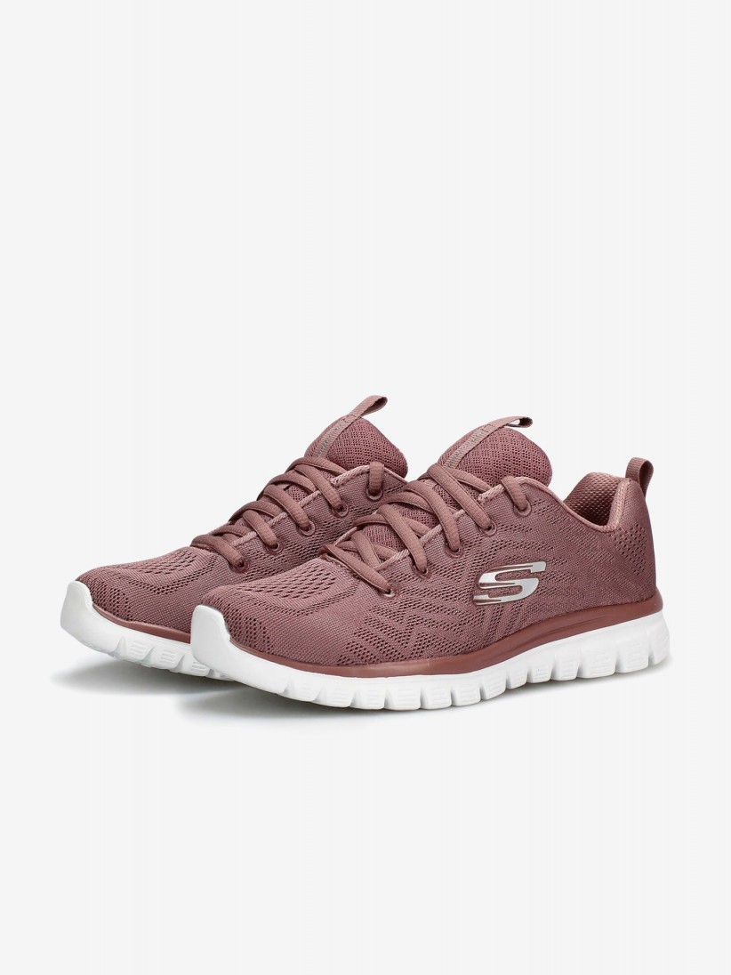 Skechers Graceful - Get Connected Pink Sneakers