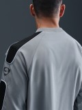 Camisola de Futebol Nike Academy+ Dri-FIT Cinzenta e Preta Para Homem