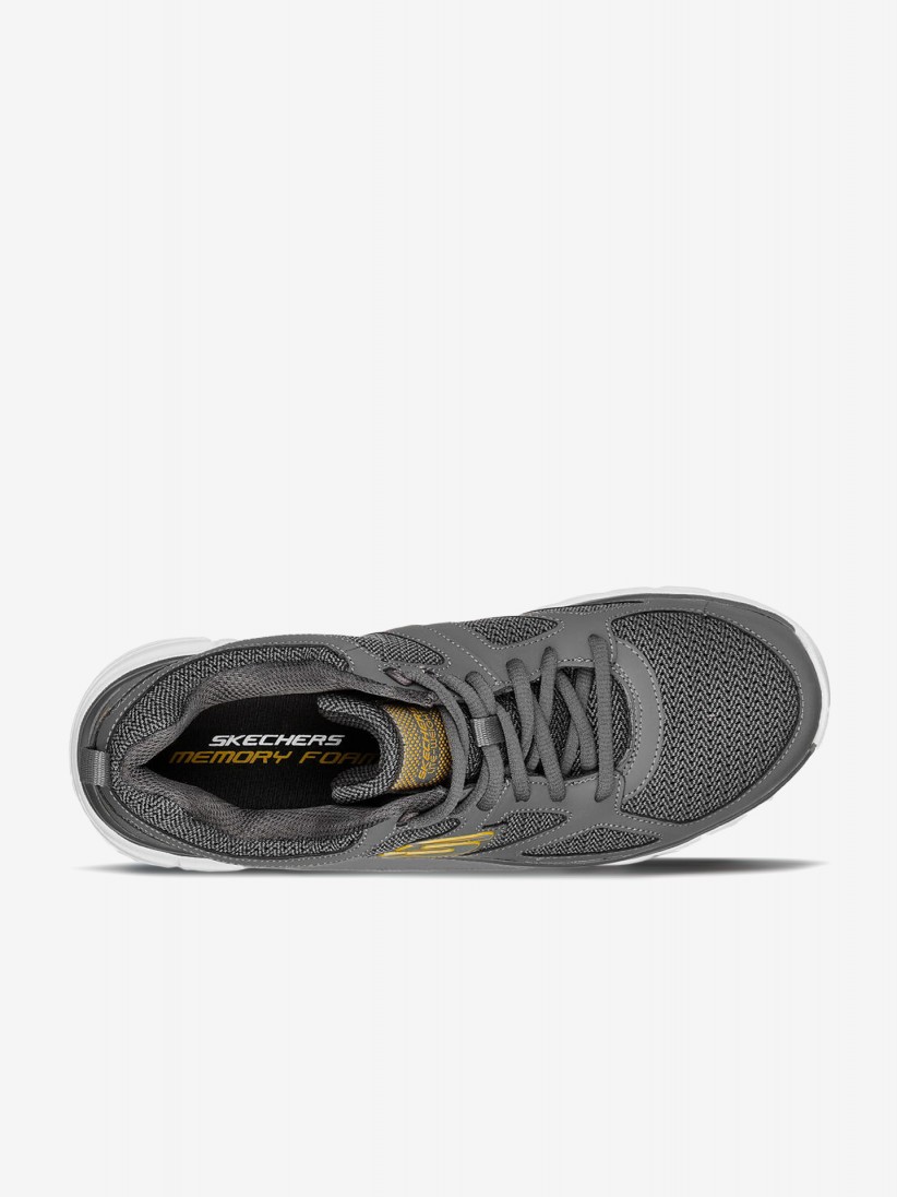 Sapatilhas Skechers Burns - Agoura Cinzentas e Douradas