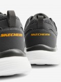 Sapatilhas Skechers Burns - Agoura Cinzentas e Douradas