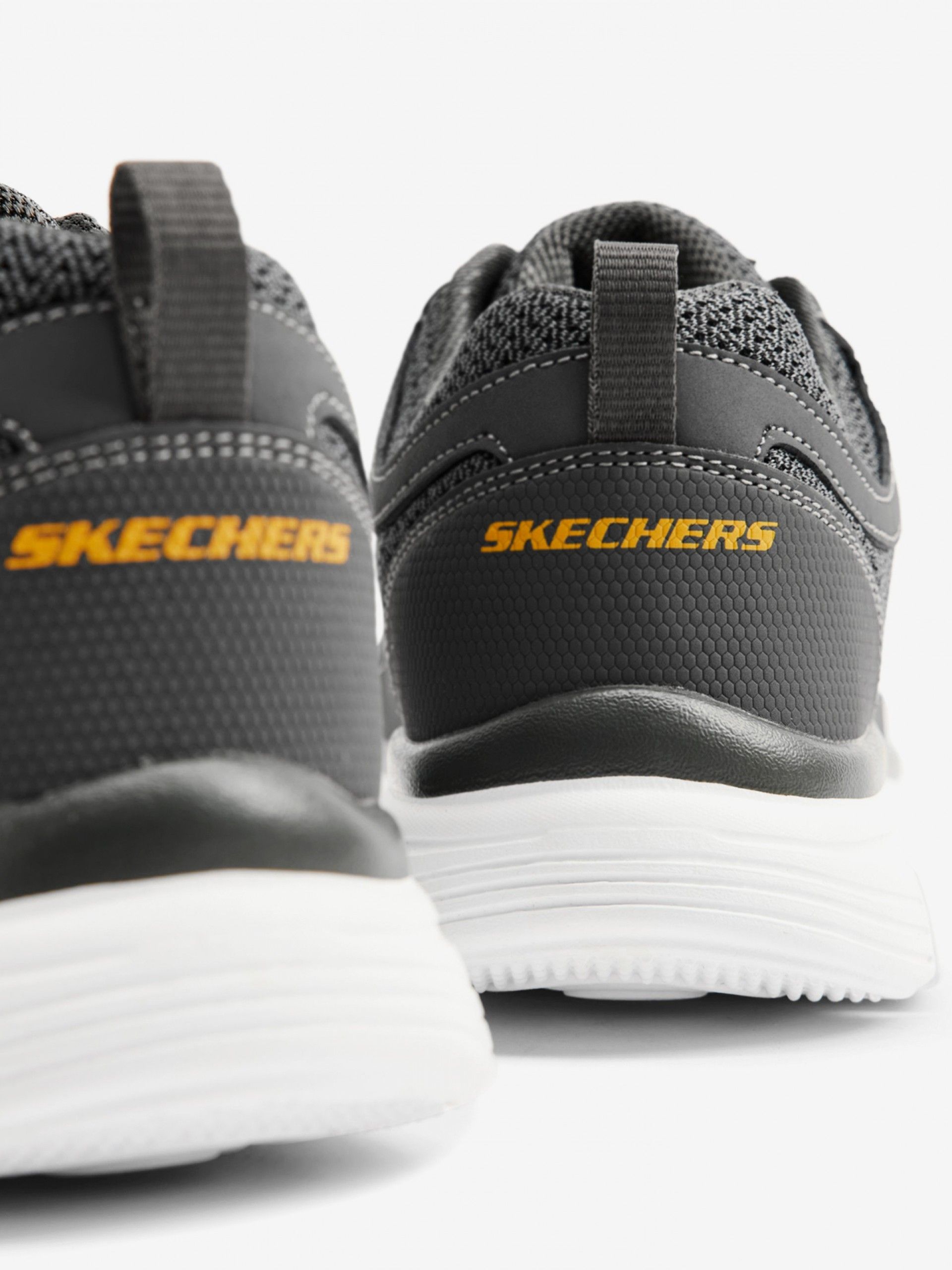 Zapatillas Skechers Burns - Agoura Grises y Doradas