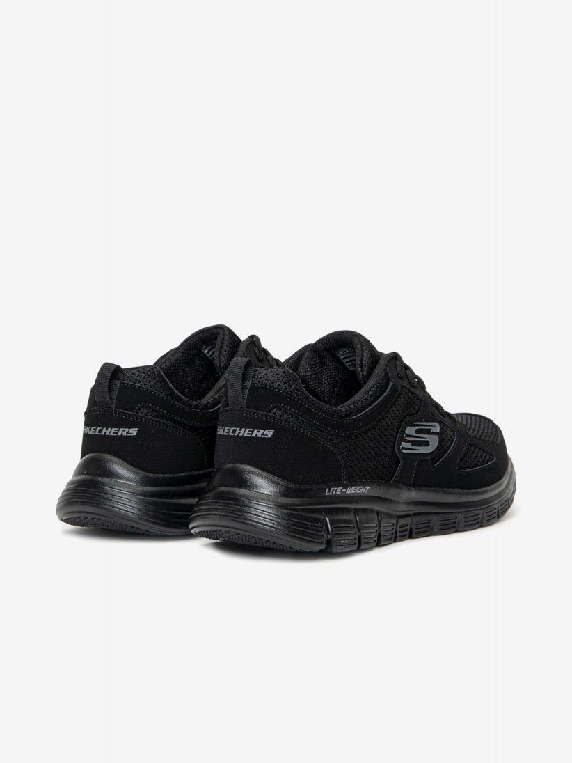 Sapatilhas Skechers Burns - Agoura Pretas e Cinzentas