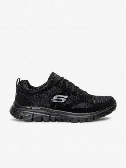 Skechers Burns - Agoura Black and Grey Sneakers