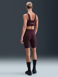 Nike Zenvy Medium Support Burgundy Sports Bra For Women