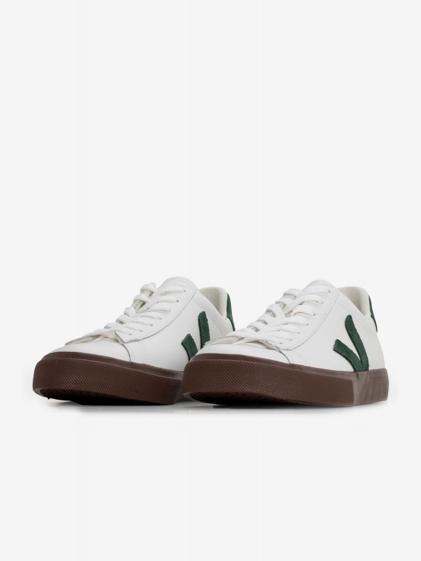 Sapatilhas VEJA Campo Chromefree Leather Brancas e Verdes