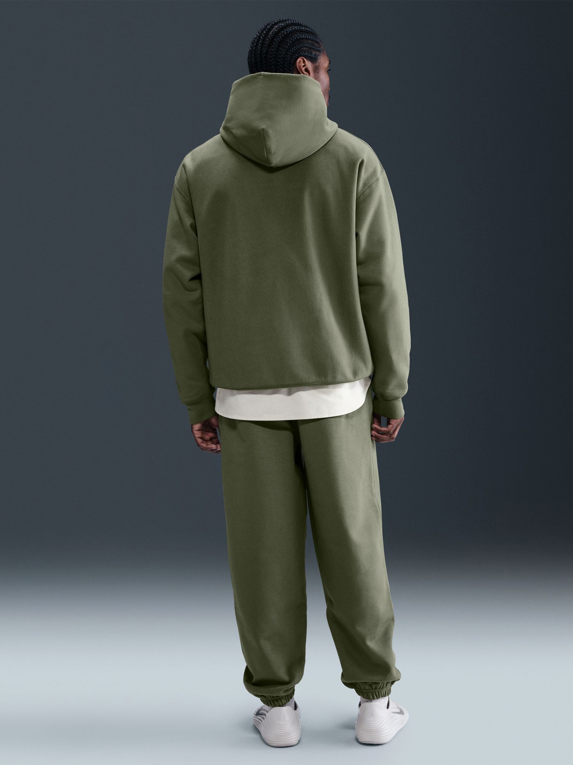 Sudadera con Capucha Nike Solo Swoosh Verde Para Hombre