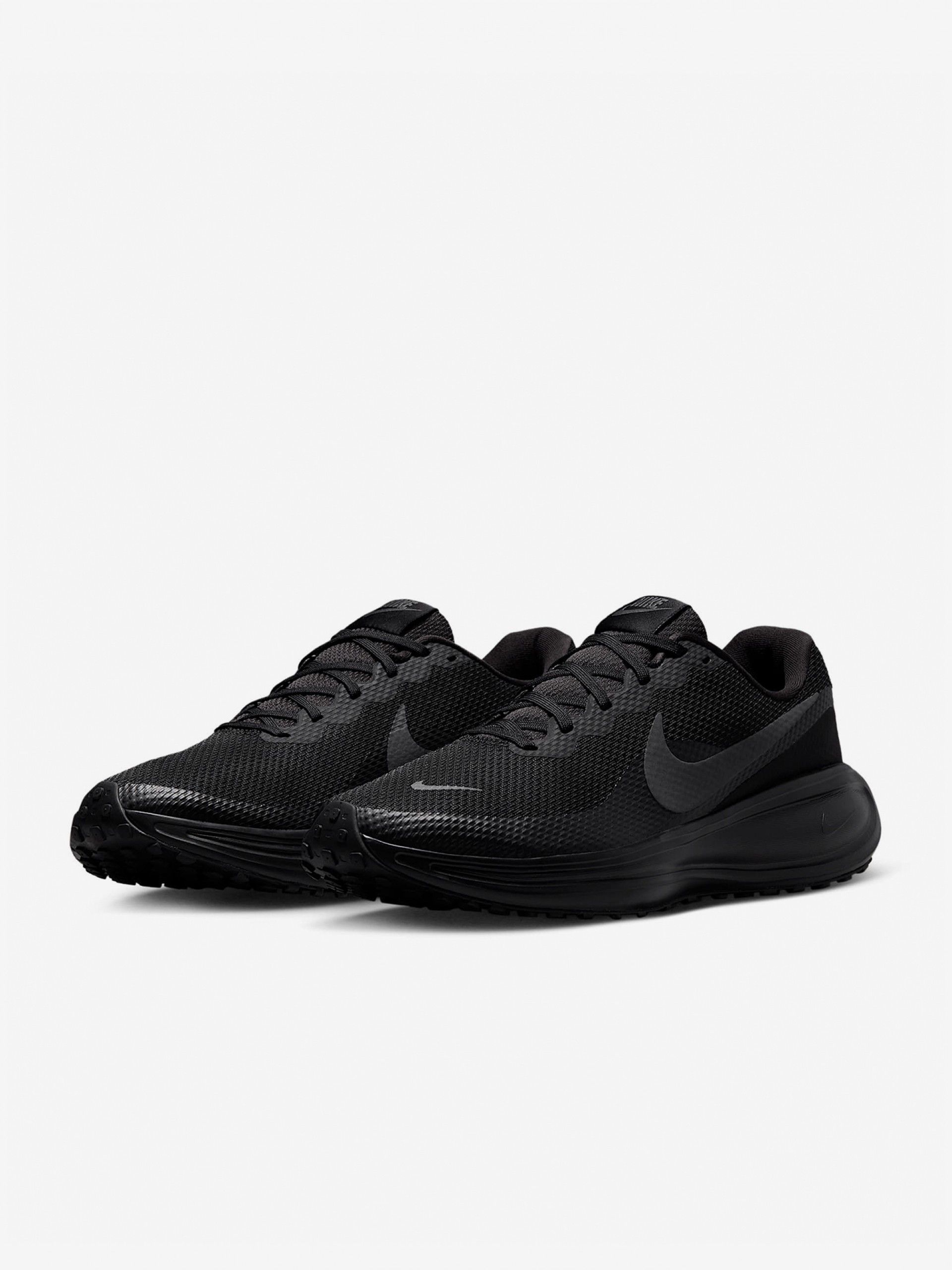Nike Revolution 8 Black Running Trainers For Men