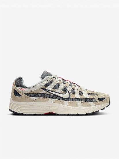 Sapatilhas Nike P-6000 Bege e Cinzentas Para Homem