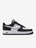Sapatilhas Nike Air Force 1 07 Pretas e Brancas Para Homem