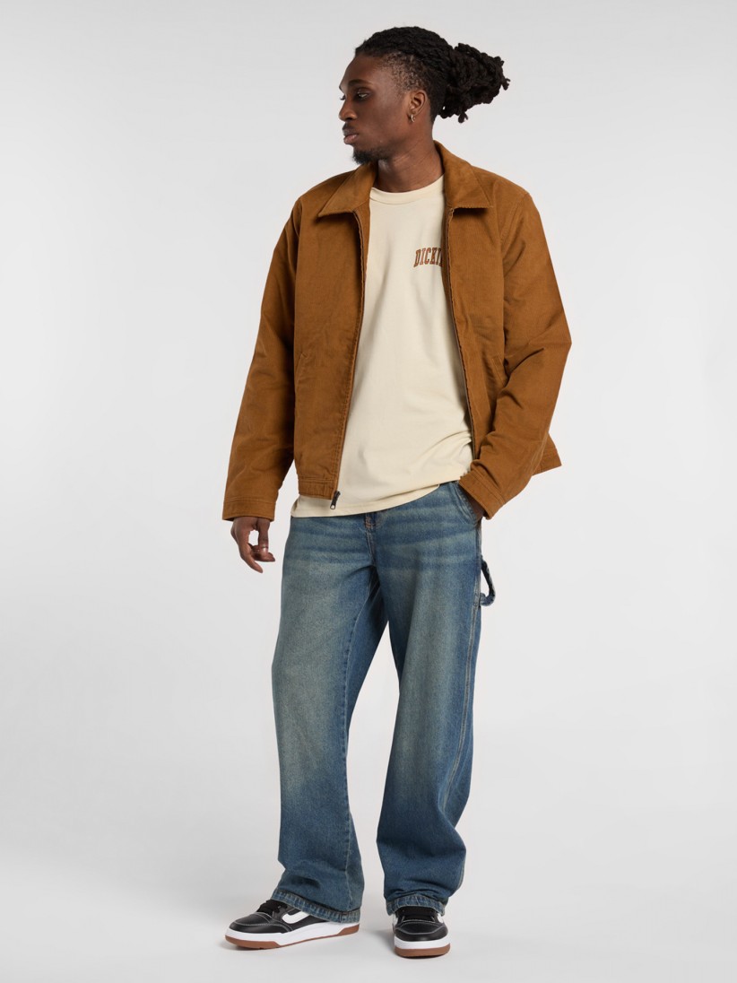 T-shirt Dickies Aitkin Chest Bege
