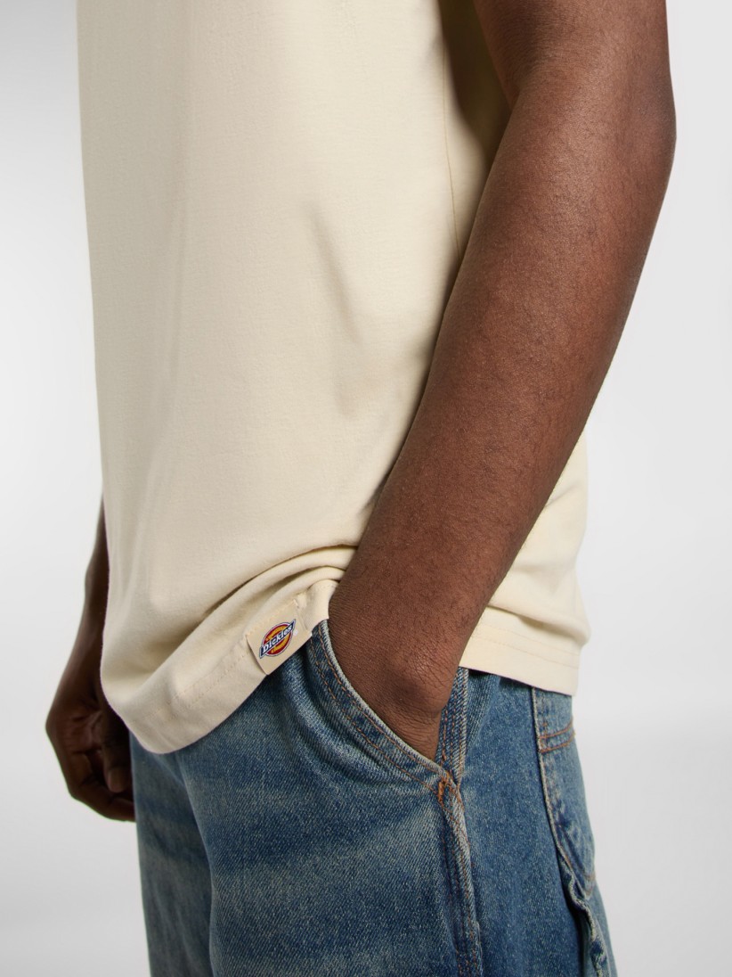 T-shirt Dickies Aitkin Chest Bege
