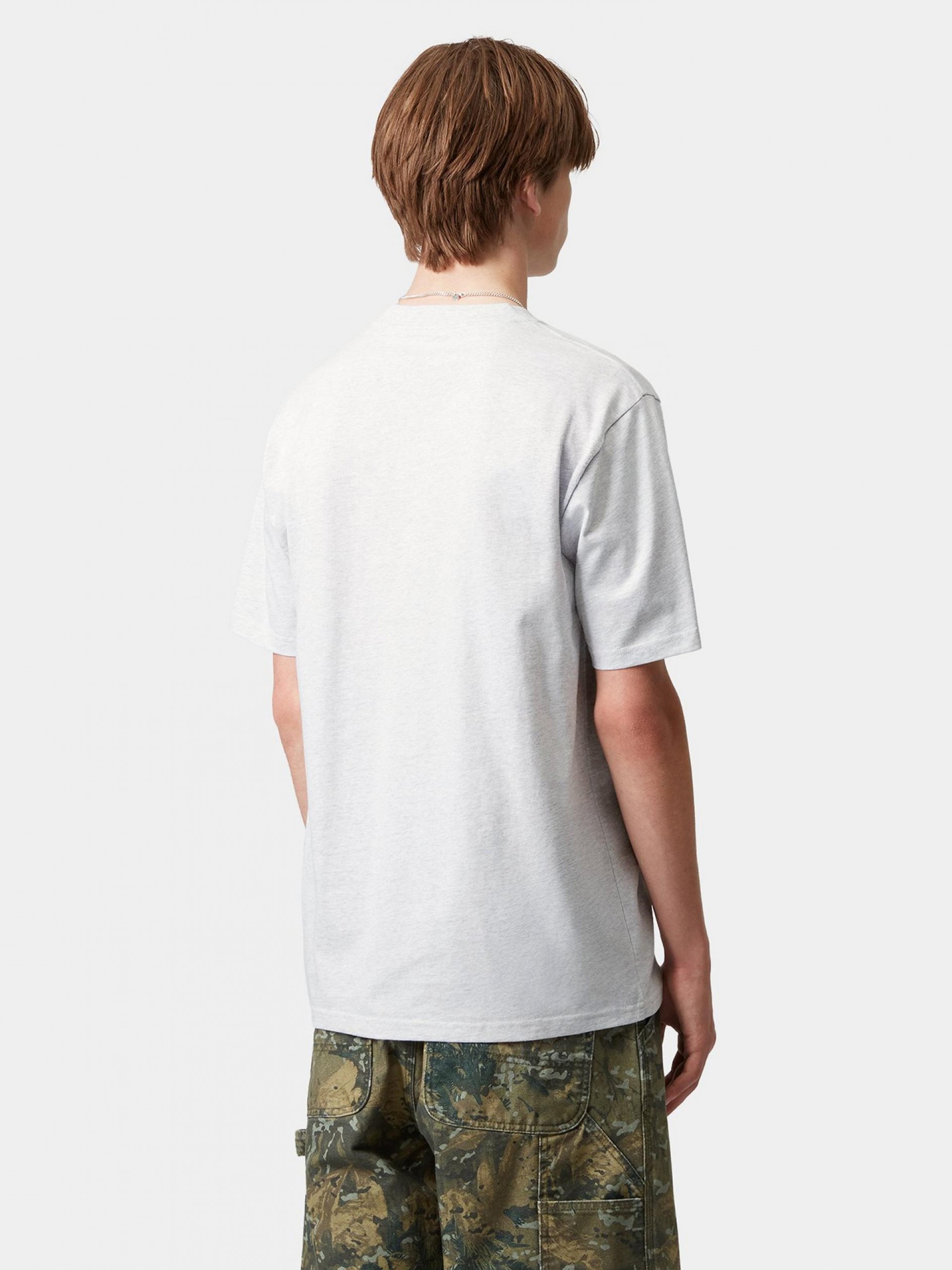 T-shirt Carhartt WIP Script Cinzenta