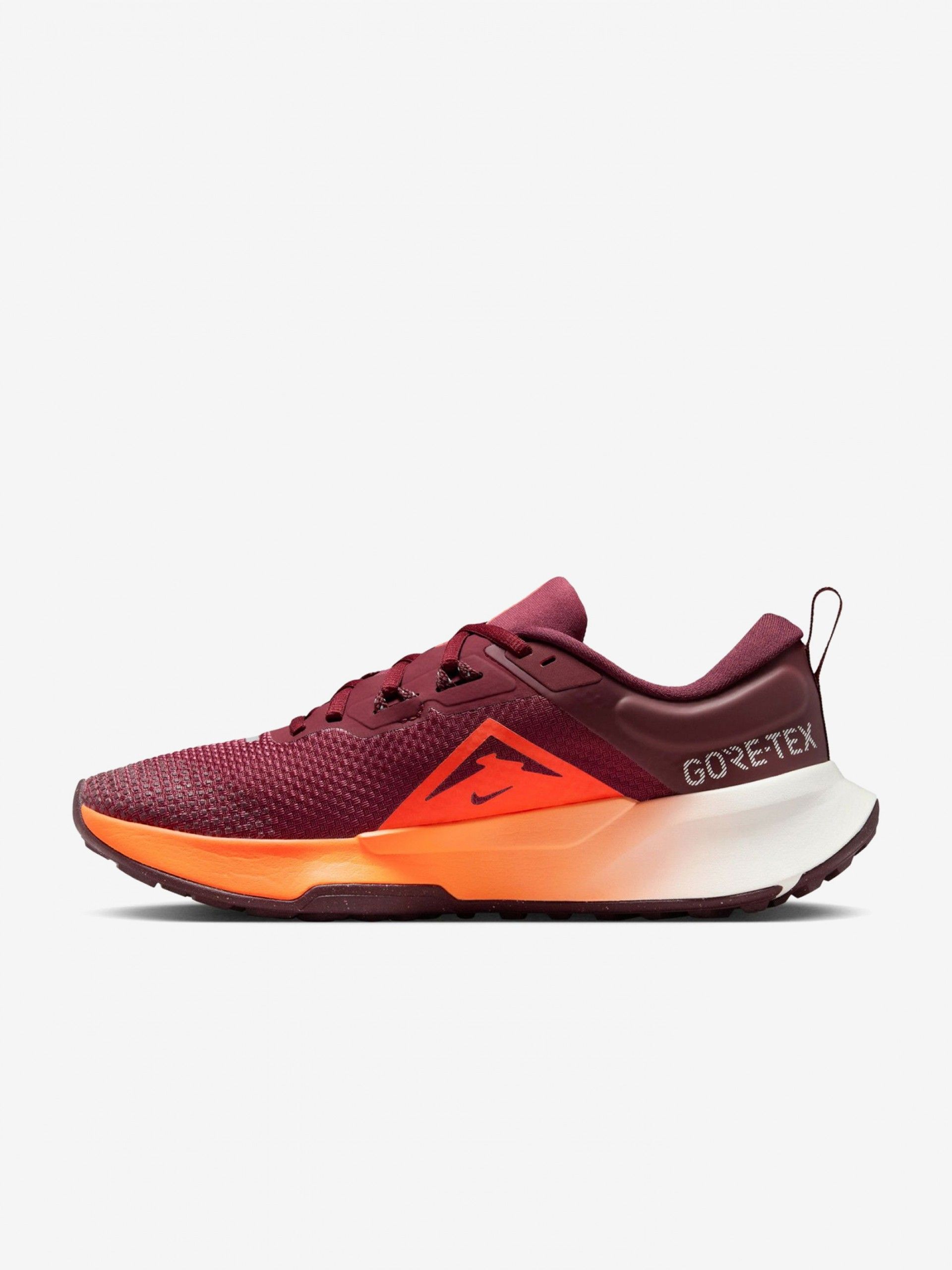 Nike Juniper Trail 2 GORE-TEX Burgundy and Orange Trail Trainers For Men