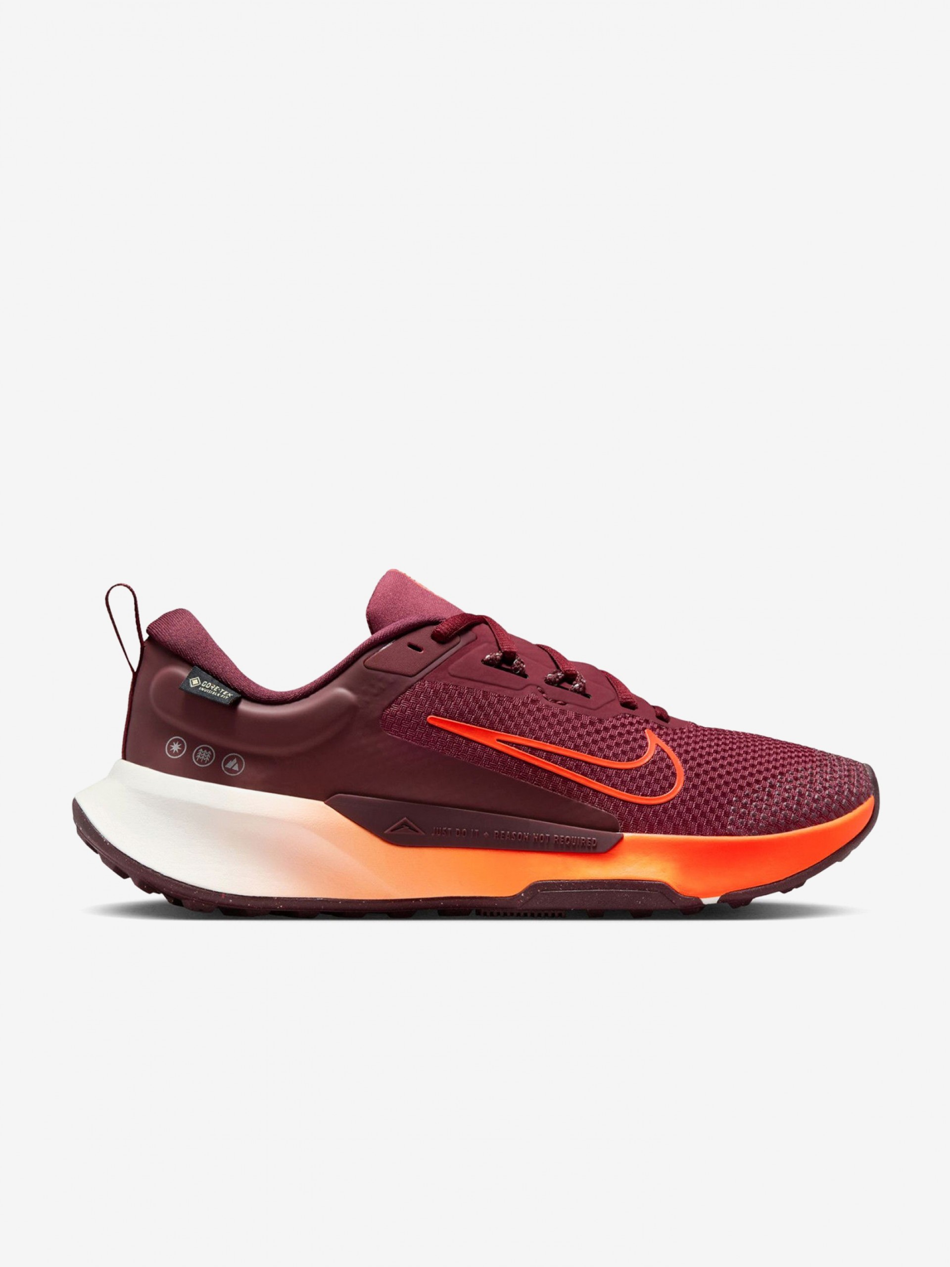 Nike Juniper Trail 2 GORE-TEX Burgundy and Orange Trail Trainers For Men