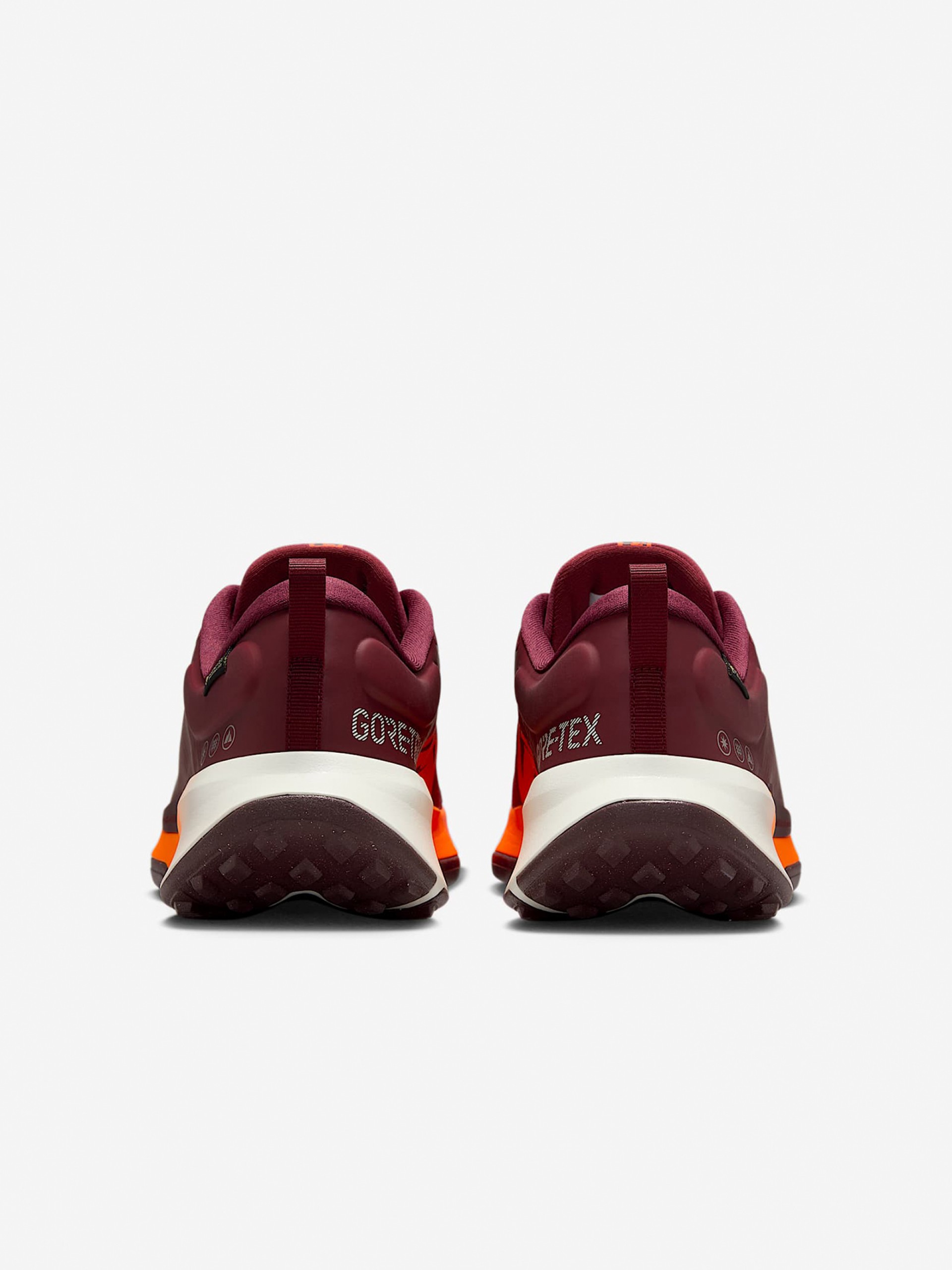 Nike Juniper Trail 2 GORE-TEX Burgundy and Orange Trail Trainers For Men