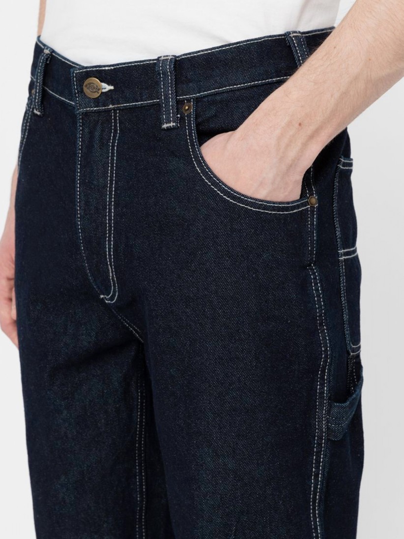 Calas de Ganga Dickies Garyville Denim Azuis